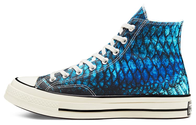 Converse Animal Print Chuck 1970s 'Blue White'
