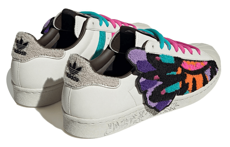 Adidas Originals Originals Superstar 80s X Han Meilin 'White Black Pink' 5