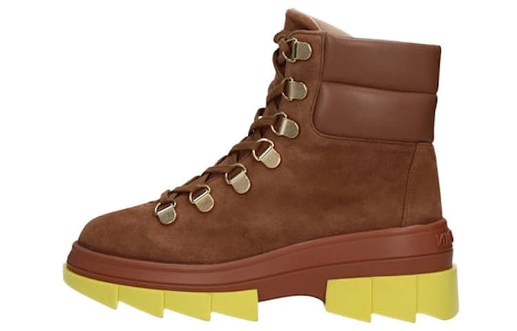 stuart weitzman Noho Hiker Lace-up Boots