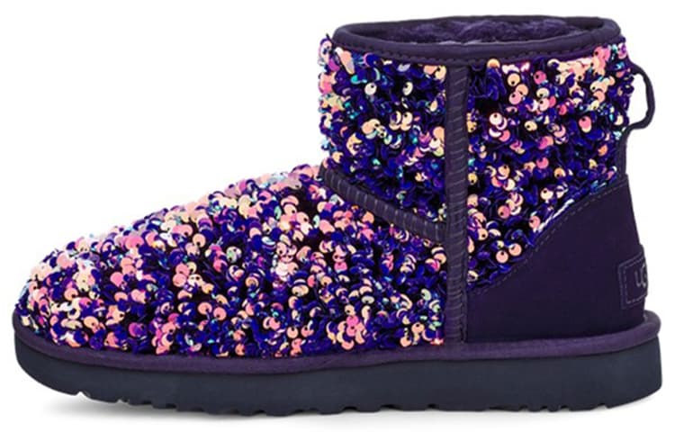 UGG CLASSIC MINI Snow Boots Women's Relief Carving 2