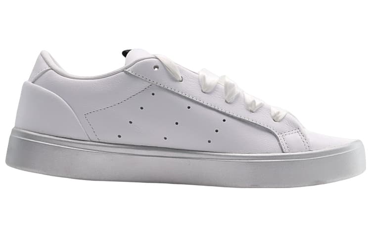 Adidas Originals Sleek White Silver Metallic Women's 3