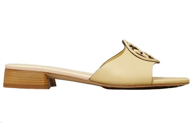 TORY BURCH Miller Slide Slippers Women's Yellow 4