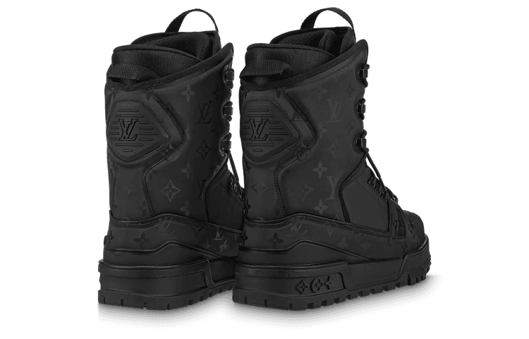 LOUIS VUITTON Lv Trainer Snow Snow Boots 'Black' 6