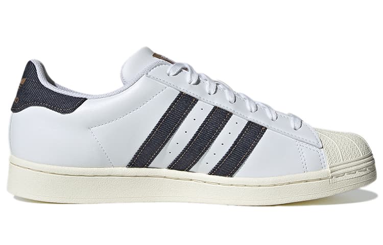 Adidas Originals Originals Unisex Superstar Sneakers White/Blue 4