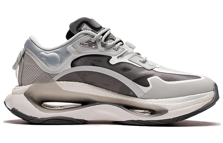 LiNing Beyond Infinity Durable Breathable Low-Top Sports Casual Shoes Men's Glacier Gray 3