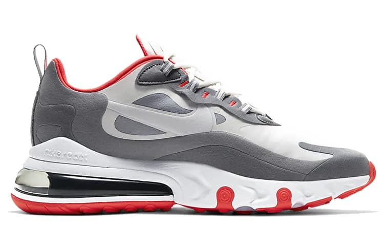 Nike Air Max 270 React Smoke Grey Red 3