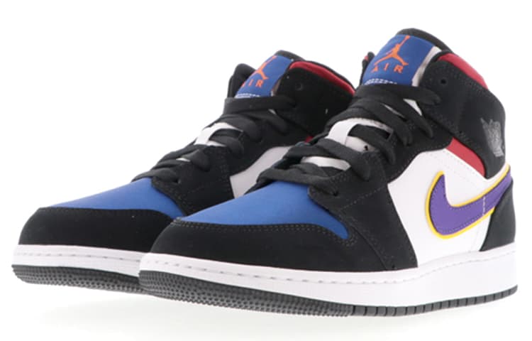 Jordan 1 Mid 'Lakers Top 3' GS 4