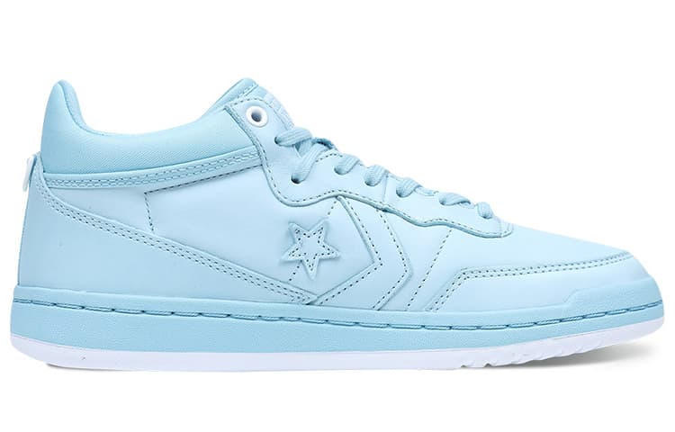 Converse Fastbreak Mid Non Slip Wear resistant Mid Tops Casual Skateboarding Shoes Blue 3