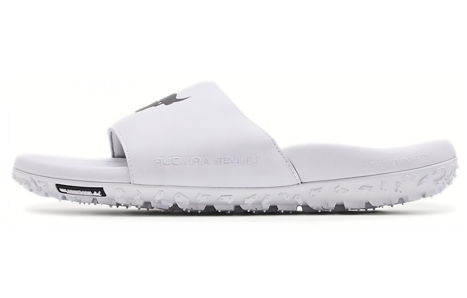 Under Armour Project Rock Slides 'White' 2