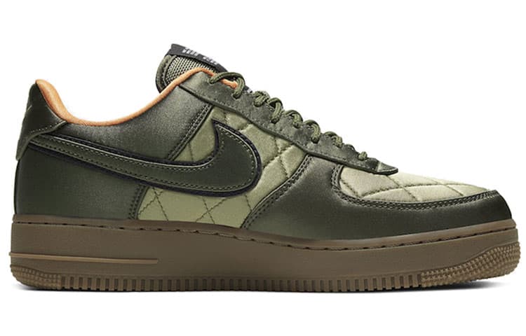 Nike Air Force 1 Low Quilted Satin Pack Cargo Khaki 4