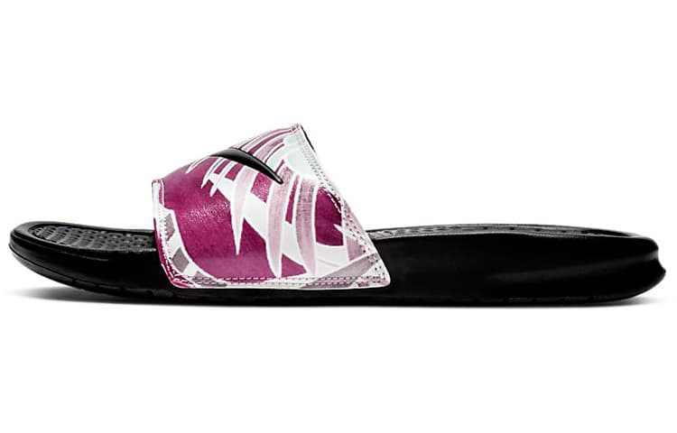 Nike Benassi Jdi Print 'Black Active Fuchsia' Women's