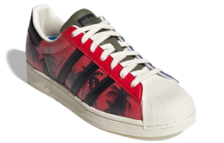 Adidas Originals Superstar Shoes 'Red Black Blue' 5