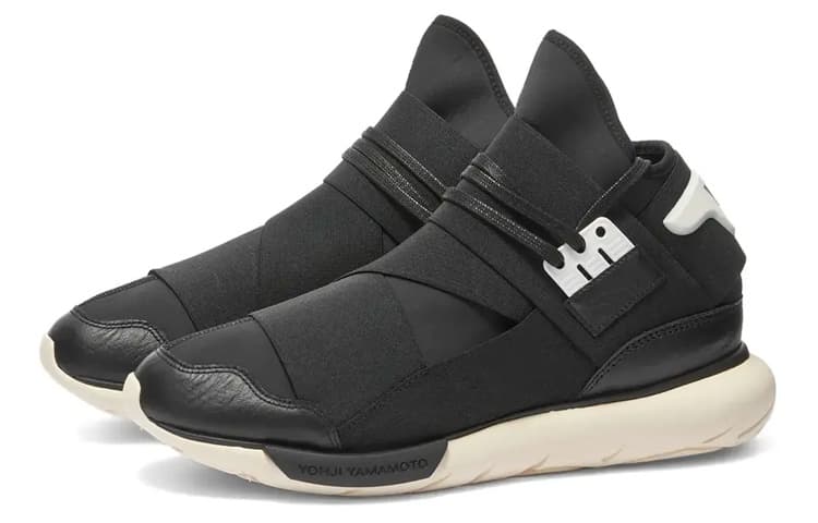 Adidas Y-3 Qasa High Black White 3
