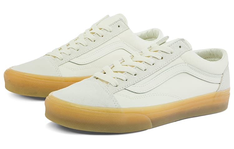 Vans Shoes Skate Shoes 'White Brown' 4