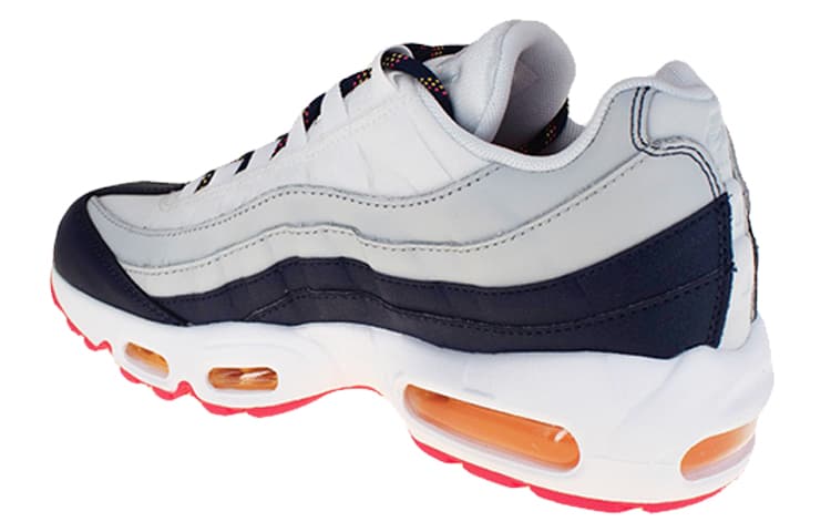 Nike Air Max 95 Midnight Navy Pure Platinum Laser Orange Women's 5