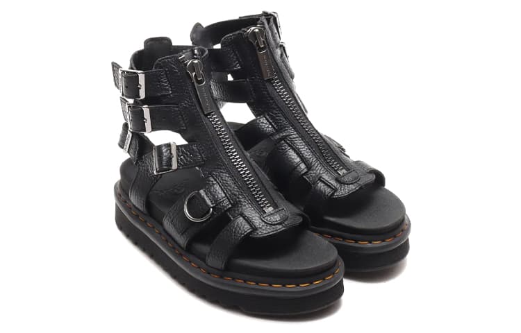 Dr.Martens Olson Platform Sandles Black Women's 5