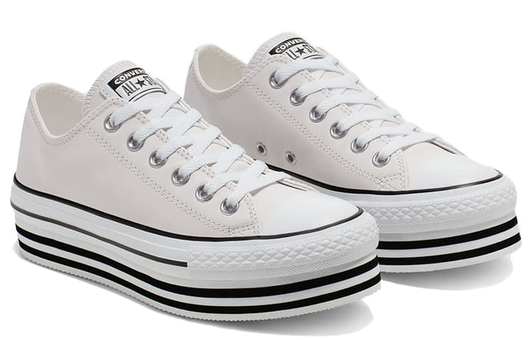 Converse Chuck Taylor All Star Platform Low Top Creamy Sponge Cake Sole Women's 6