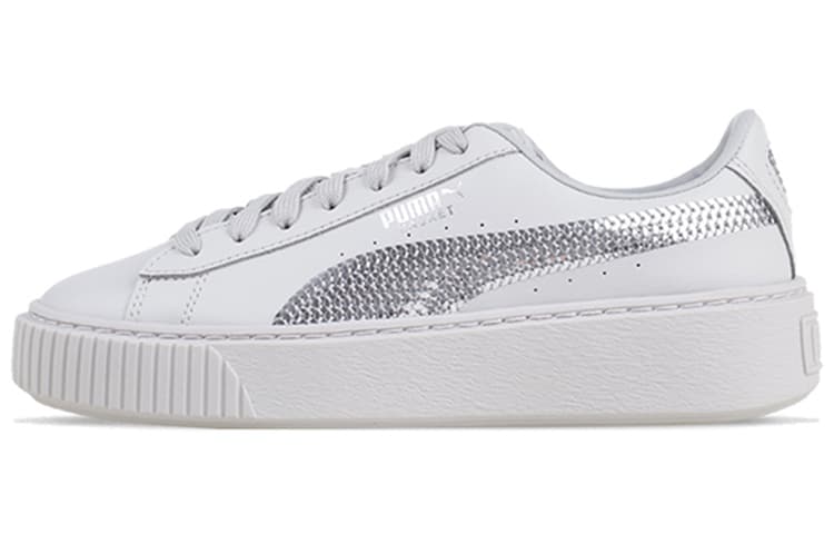 PUMA Basket Platform Grey Bling Women's 2