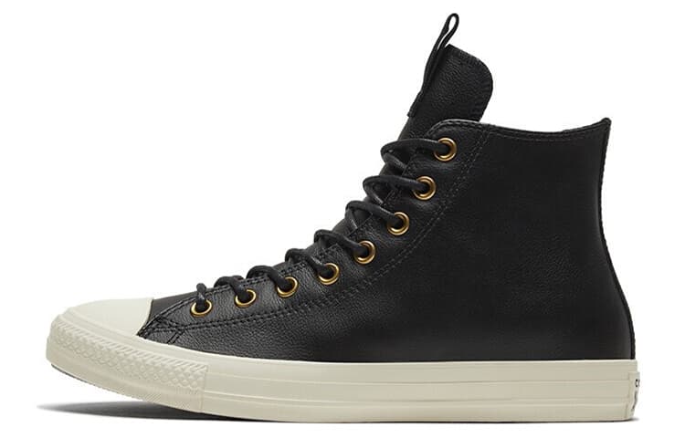 Chuck Taylor All Star Converse Leather High 'Black Egret' 2