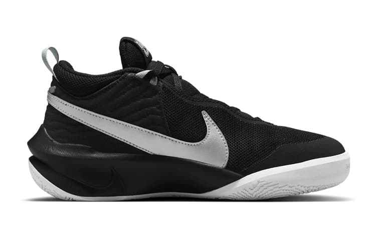 Nike Team Hustle D 10 Black Metallic Silver GS 3