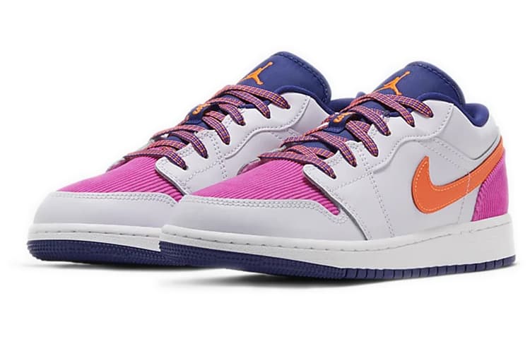 Jordan 1 Low GS Fire Pink Hyper Crimson 4