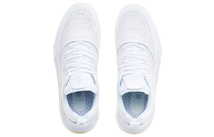 LiNing LINGTENG Skateboard Shoes Men Low-Top Standard White 5