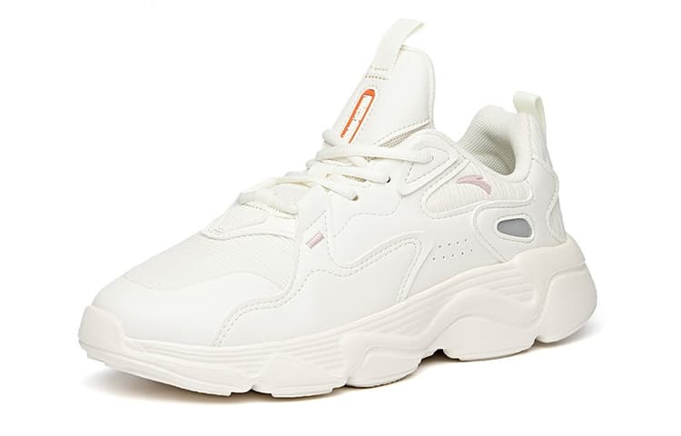 ANTA Casual Shoes Women's Low-Top Ivory White 3