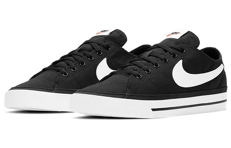 Nike Court Legacy Canvas Black White 5