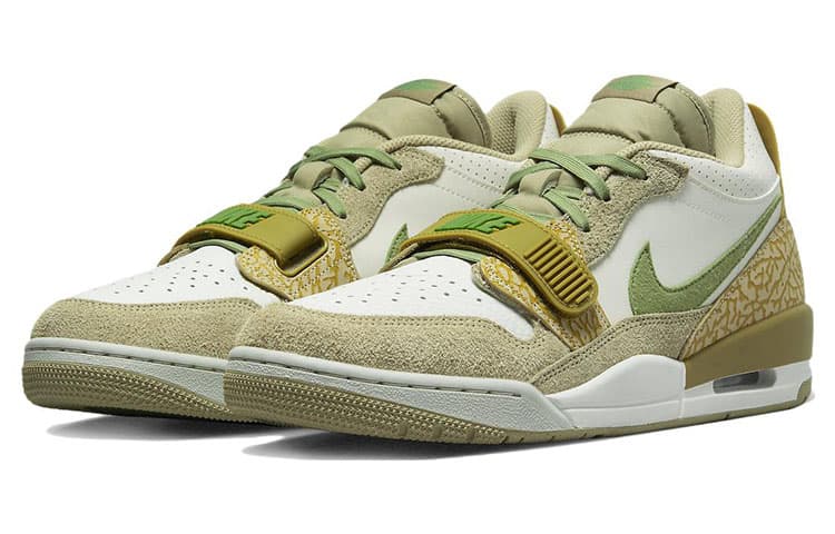 JORDAN Legacy 312 Low Golden Moss Alligator 5