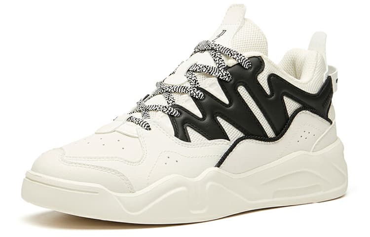 Anta Life Collection Skateboard Shoes Women's Black White 4