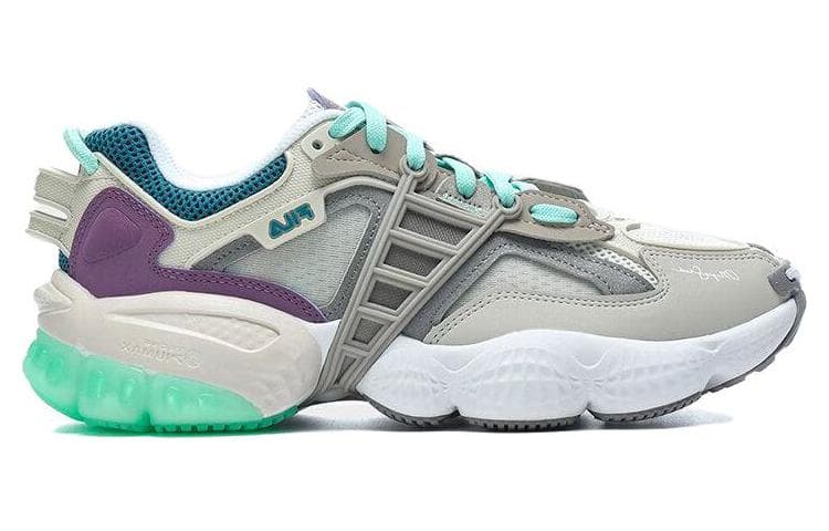 FILA LADDER Chunky Sneakers Women's Low-Top Gray Green 3