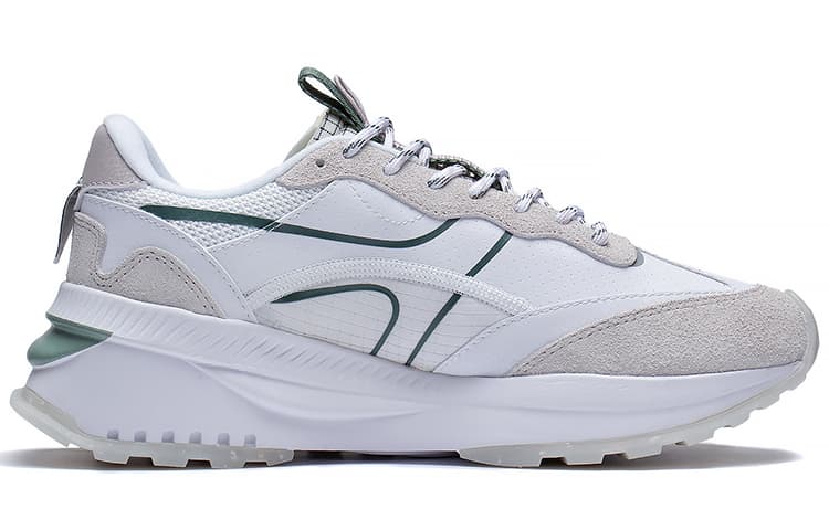 LINING Fangyuan EVO Casual Shoes Women's Low-Top Standard White Sand Gray 3
