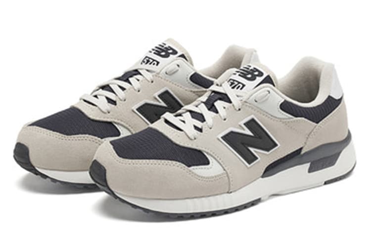 New Balance 570 Series Beige Black D Wide 'Creamwhite Black' 4