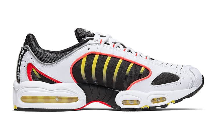 Nike Air Max Tailwind 4 White Black Crimson Yellow 3