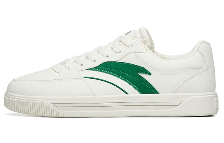 Anta Life Collection Low-Top Skateboard Shoes Men's Green White 2