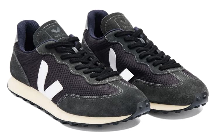 VEJA Rio Branco Lace Up Sneakers 'Black' 5