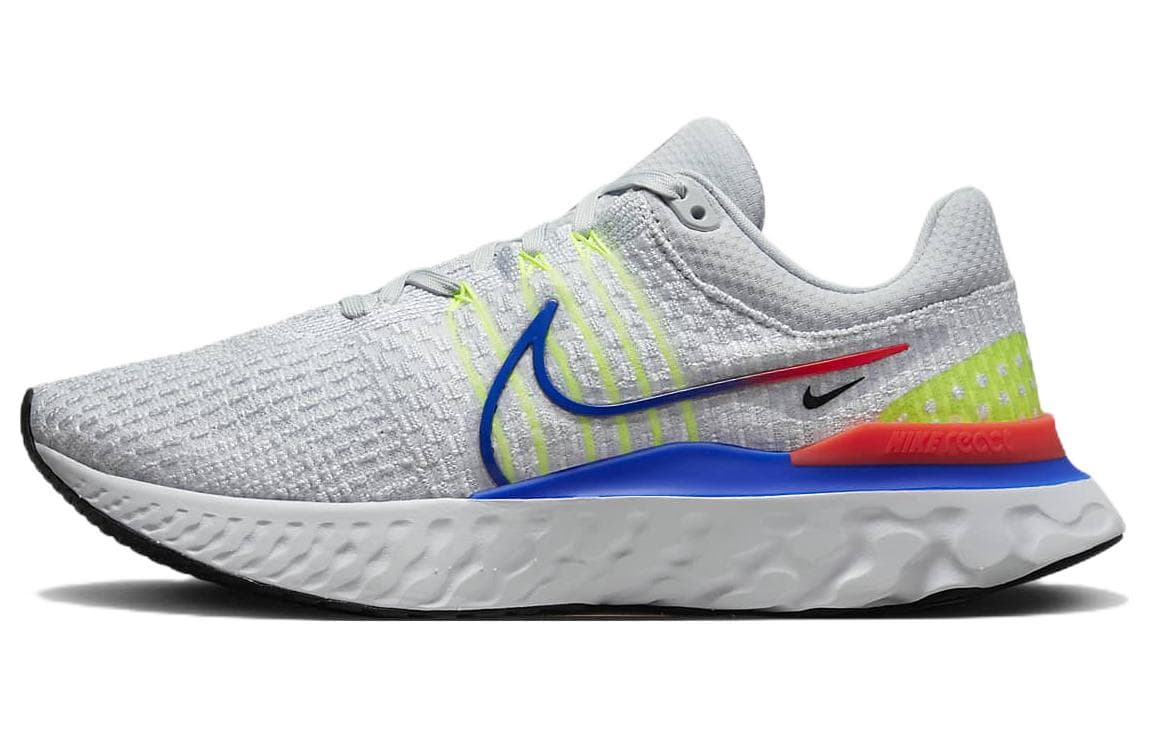 Nike React Infinity Run Flyknit 3 Pure Platinum Racer Blue