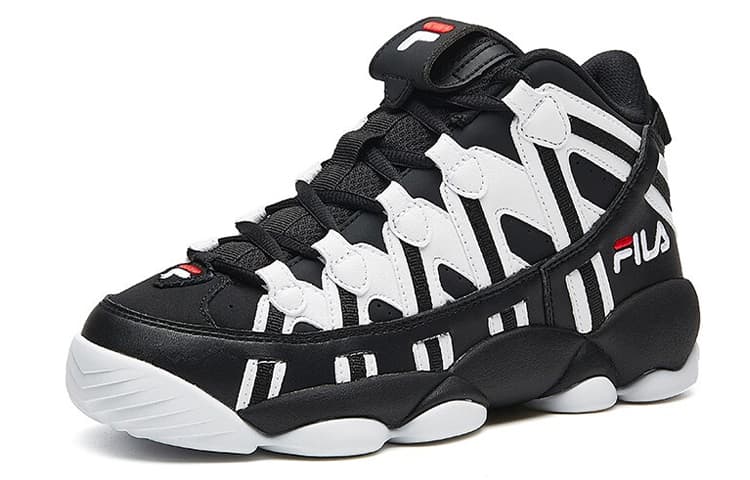 FILA Spaghetti Mid Black/White 3