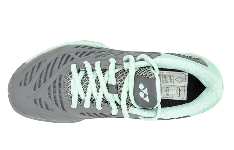YONEX Power Cushion Badminton Shoes Unisex Low-Top Gray Light Green 6
