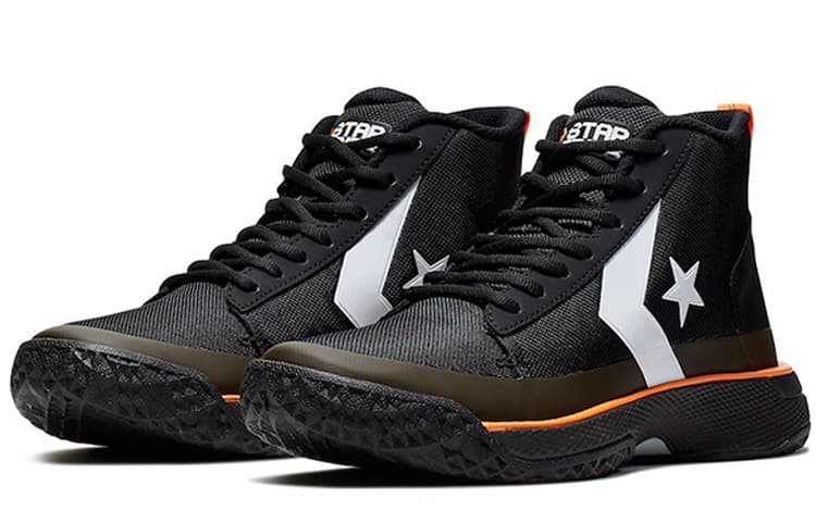 Converse Star Series Bb Mid Black Bold Mandarin 3