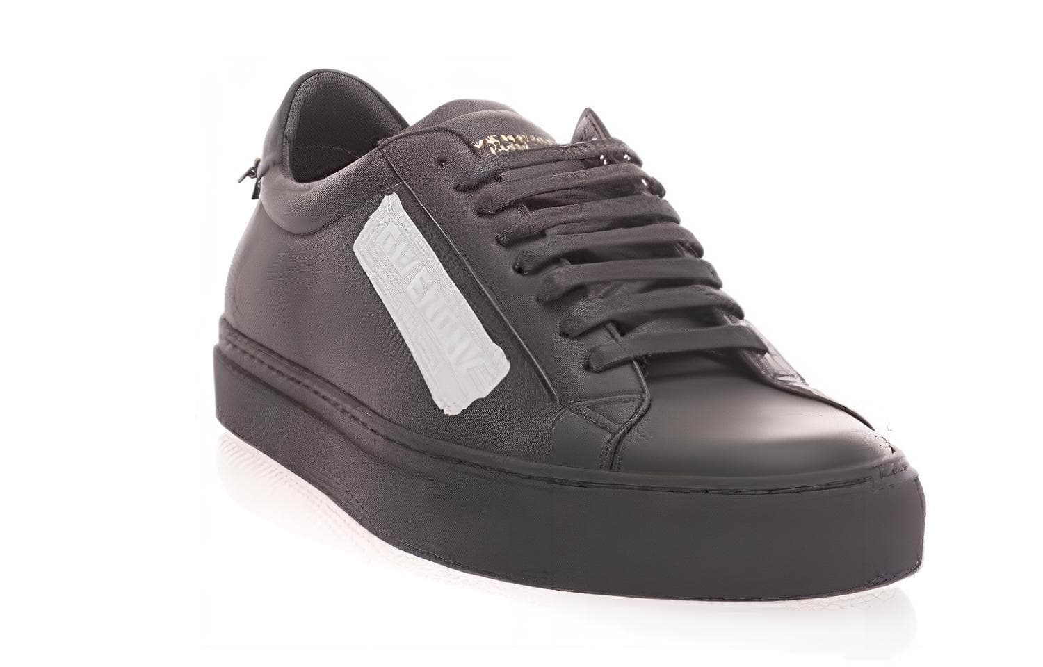 Givenchy Leather Laxtex Band Black Silver 6