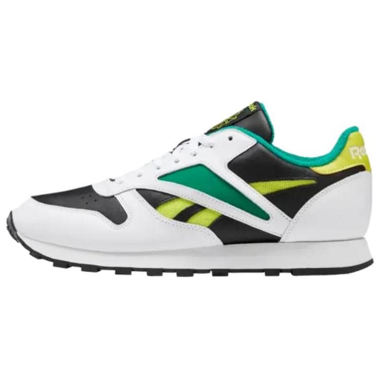 Reebok Classic Leather Mark 'Black Hero Yellow' 2