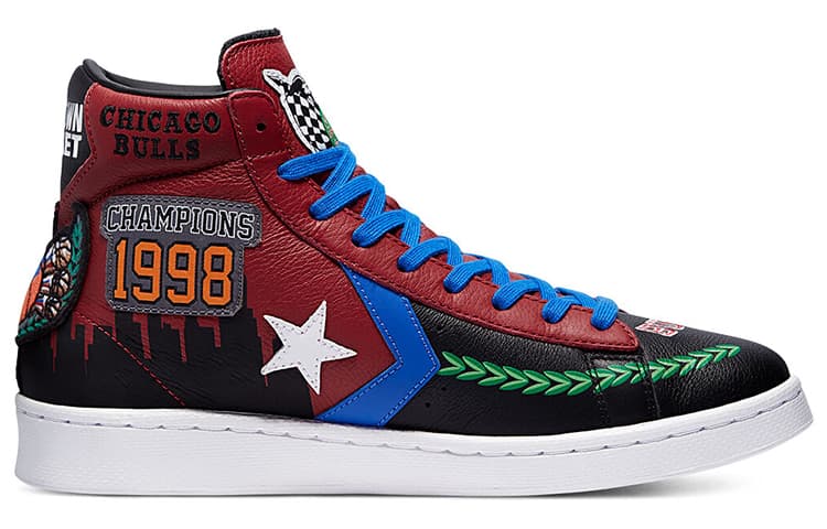 Pro Leather Chinatown Market X Converse High 'Bulls Championship Jacket' 3