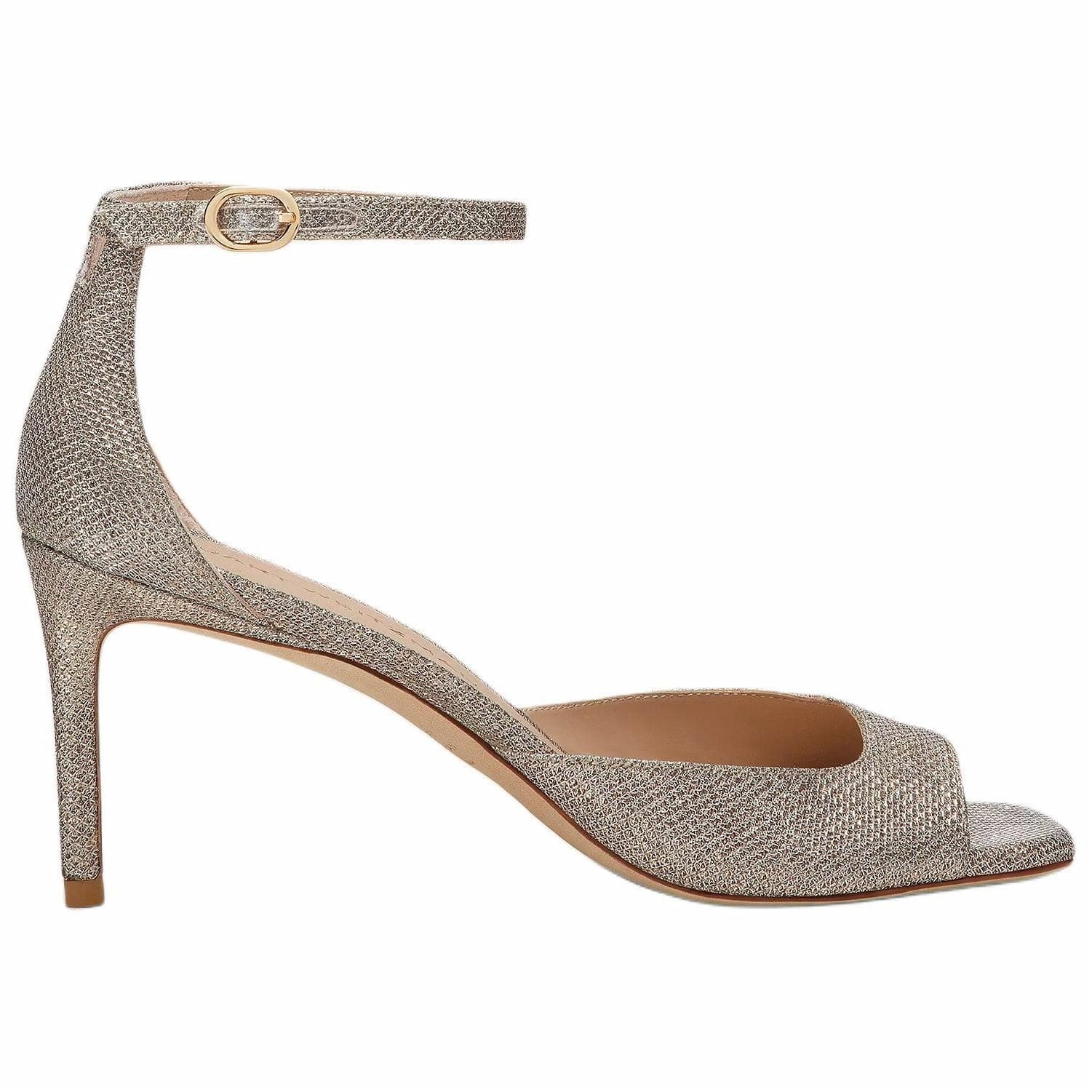 Stuart Weitzman/SW Nudistia Strap Sandals 7.5cm Women's Gold Umber 4