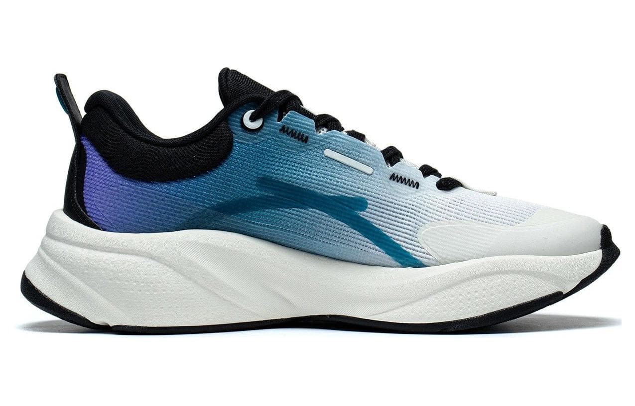 LiNing Soft Series Slip Resistant Low Top Casual Shoes Men's White Green Black 4