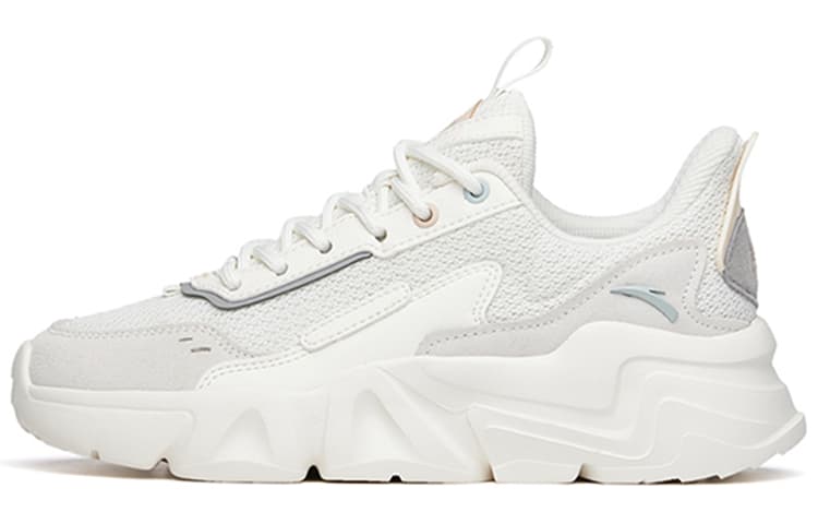 Anta Life Collection Low-Top Sports Casual Shoes Women's White Green Brown