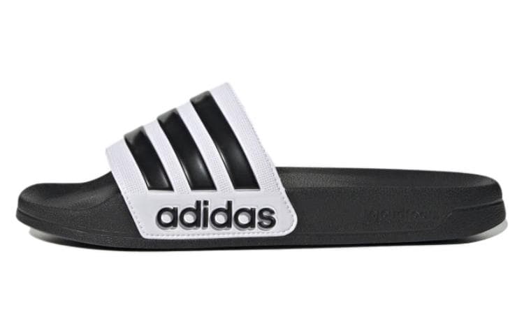adidas originals Adilette White Black 2