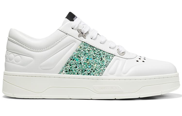Jimmy Choo Hawaii Casual Shoes Women's Low-Top Mint Green 3