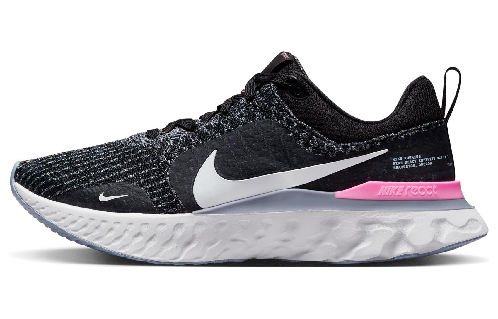 Nike React Infinity Run Black Football Grey Pink 2