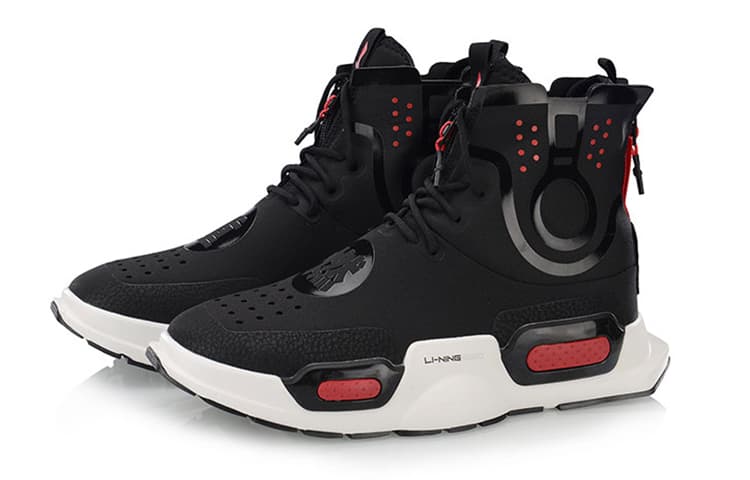 LINING NYFW Reburn Unisex High Basketball Leisure Shoes | Black 5